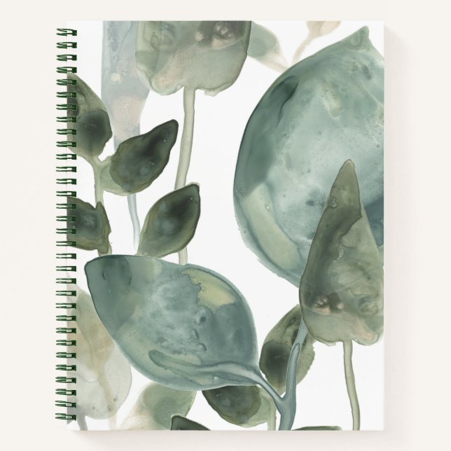 Carnet Feuilles d'eau - Aquarelle (Devant)