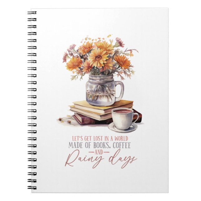 Carnet Feuilles et fleurs automnales (Devant)