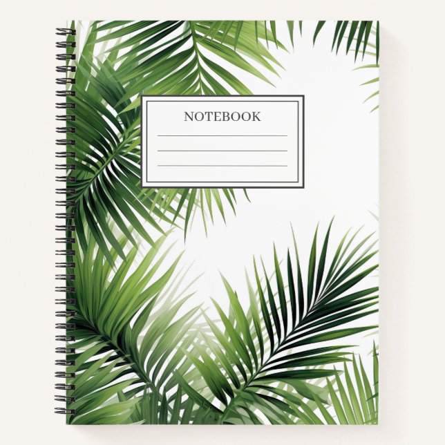 Carnet Feuilles Palm (Devant)