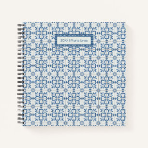 Carnet Feuilles saints de Noël et pétales de fleurs