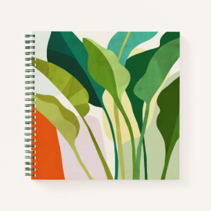 Carnet Feuilles tropicaux