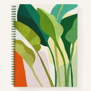 Carnet Feuilles tropicaux
