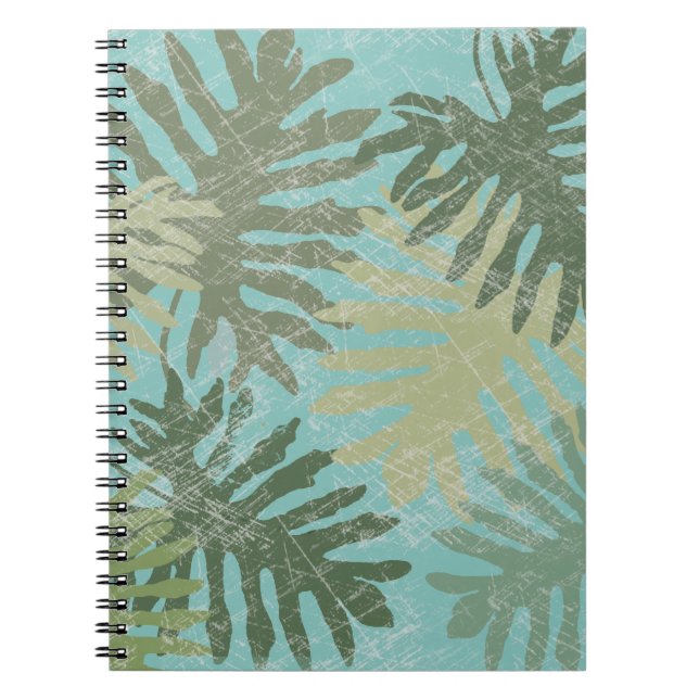 Carnet Feuilles tropicaux défraîchis (Devant)