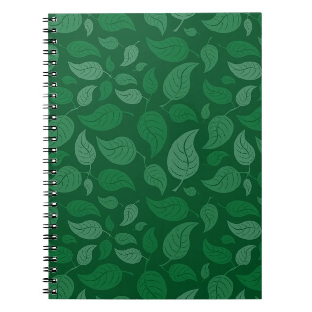 Carnet Feuilles verts (Devant)