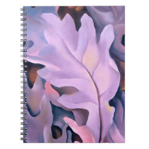 Carnet Feuilles violets par Georgia Okeeffe