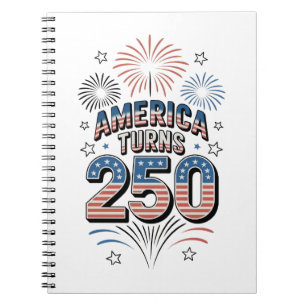 Carnet Feux d'artifice du 4 juillet pour le 250e annivers