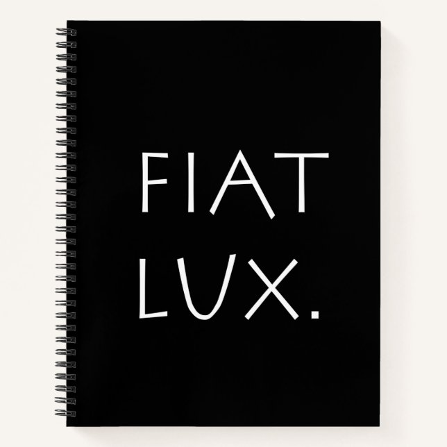 Carnet Fiat Lux (Devant)