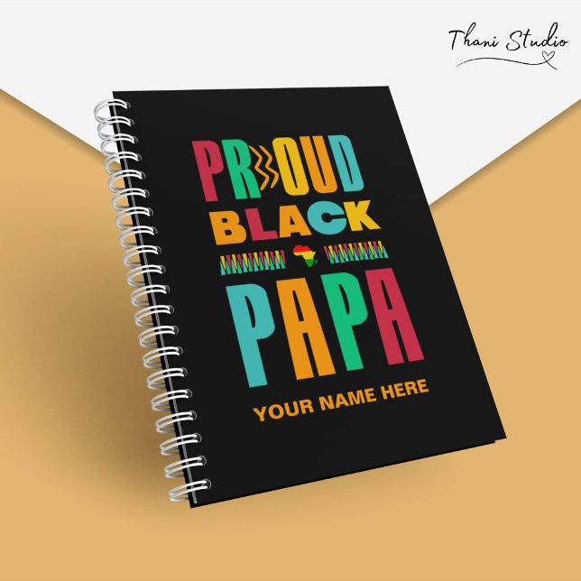 Carnet Fier Black Papa Noir Histoire Mois Famille (Créateur téléchargé)