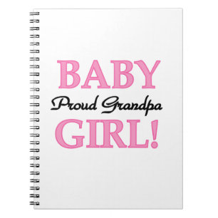 Carnet Fier Grand-Père Bébé Cadeaux Fille