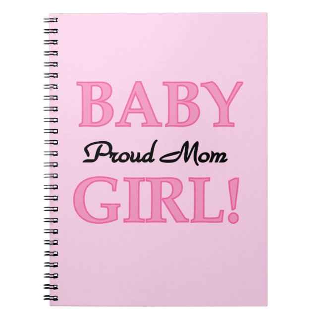 Carnet Fier Maman Bébé Fille Cadeaux (Devant)