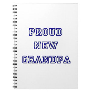 Carnet Fier Nouveau Grand-Père Université Cadeaux textuel