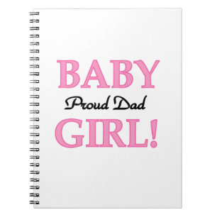 Carnet Fier Papa Bébé Fille Cadeaux