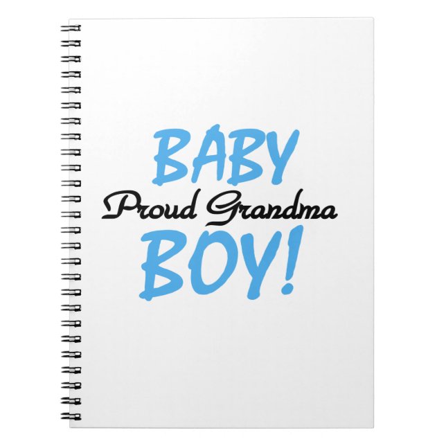 Carnet Fière Grand-mère Baby-Boy Cadeaux (Devant)