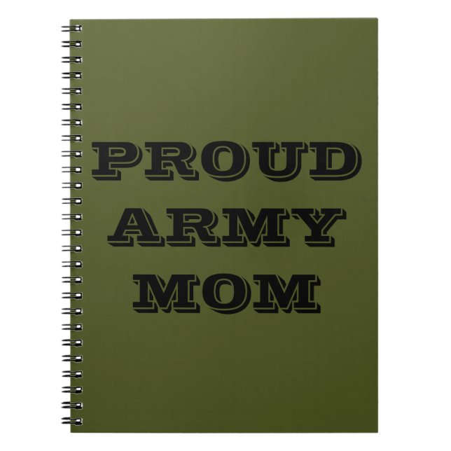 Carnet Fière maman armée (Devant)
