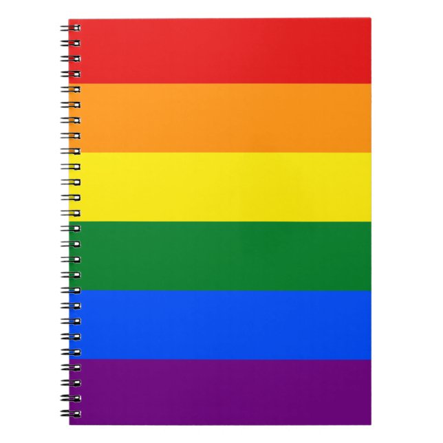 Carnet Fierté arc-en-ciel (Devant)