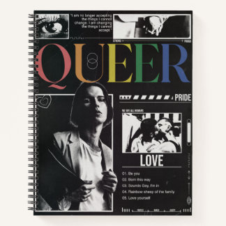 Carnet Fierté LGBTQ+ Moderne Brutaliste