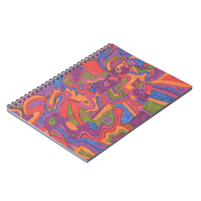 Carnet Fiesta, Abstrait original (Côté gauche)