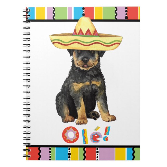 Carnet Fiesta Rottweiler (Devant)