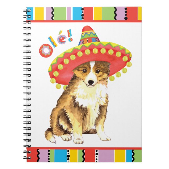 Carnet Fiesta Sheltie (Devant)