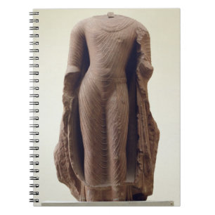 Carnet Figure d'un Bouddha debout, Jamalpur, Mathura (au