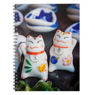 Carnet figurines de chats à Beckoning