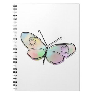 Carnet Fil papillon rond
