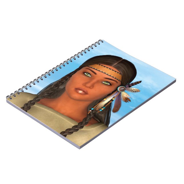 Carnet Fille amérindienne (Côté gauche)