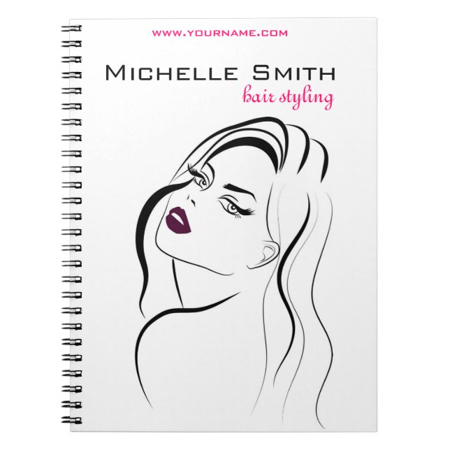 Carnet Fille avec l'icône de marquage à chaud de (Devant)