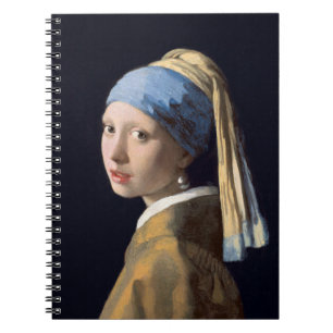 Carnet Fille avec perle à oreille 1665 Johannes Vermeer