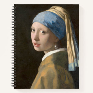 Carnet Fille avec une oreille perle