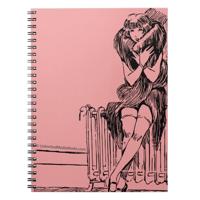 Carnet Fille brouillée chaude (Devant)