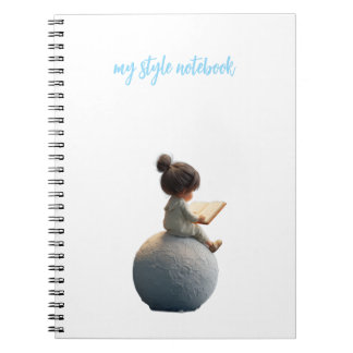 Carnet Fille de la Lune Rêveuse – Journal Céleste 