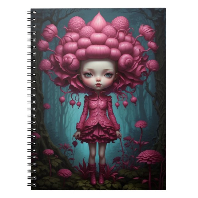 Carnet Fille Inspiration Mark Riden & Tim Burton (Devant)