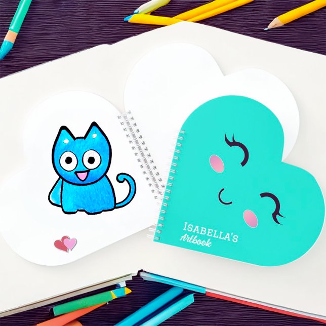 Carnet fille Kawaii (Créateur téléchargé)