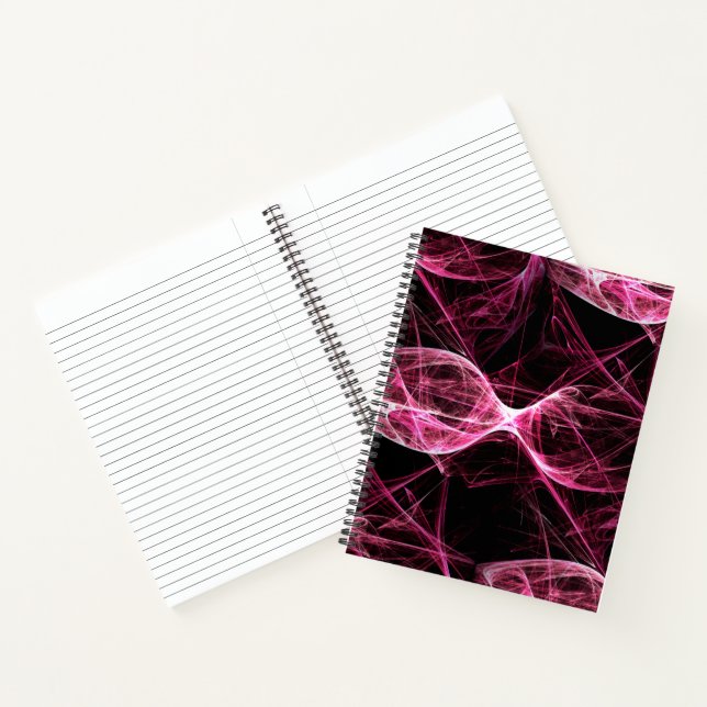 Carnet Fille Punk Rock Rose Energy Waves (Intérieur)