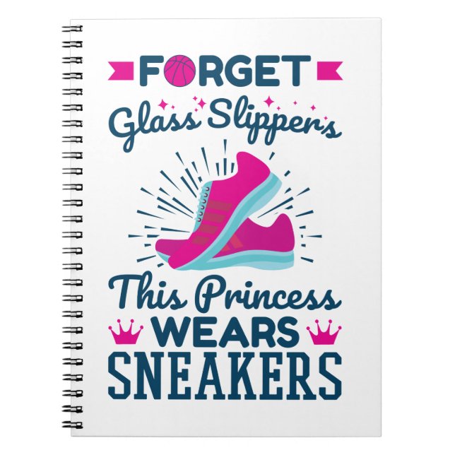 Carnet Filles De Basket Cette Princesse Porte Des Baskets (Devant)