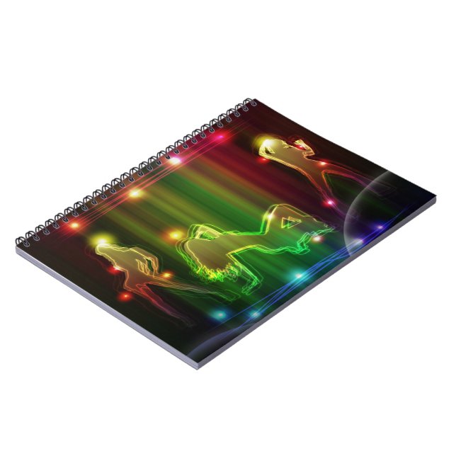 Carnet Filles de fête Moderne tendance Lumières de Nons (Côté gauche)