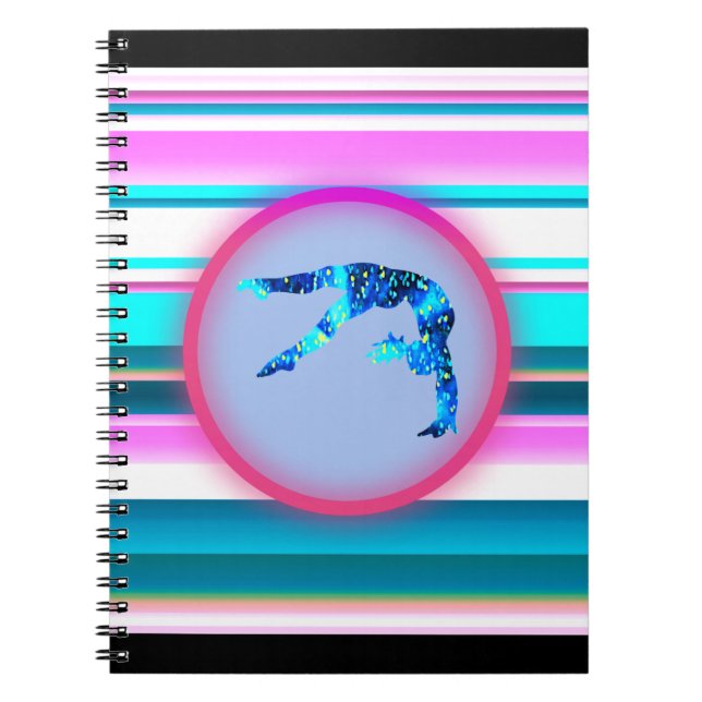 Carnet Filles Gymnastique, Power Tumbling, Ressort (Devant)