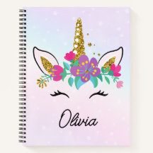 Filles Licorne Mignonne Et Arc-en-ciel Aquarelle P