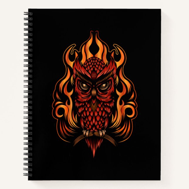 Carnet Fire owl (Devant)