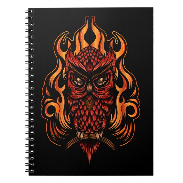 Carnet Fire owl (Devant)