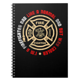 Carnet Firefighter Fireman Mens Fireman US Firefighter Da