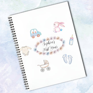 Carnet First Year Baby  – A Sweet Notebook for Mom