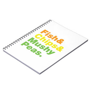 Carnet Fish & Chips & Mushy Peas.