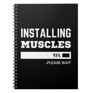 Carnet Fitness Funny Workout Installation des muscles