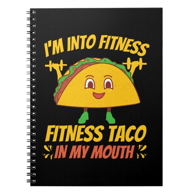 Carnet Fitness Taco Exercice Salle De Fitness (Devant)