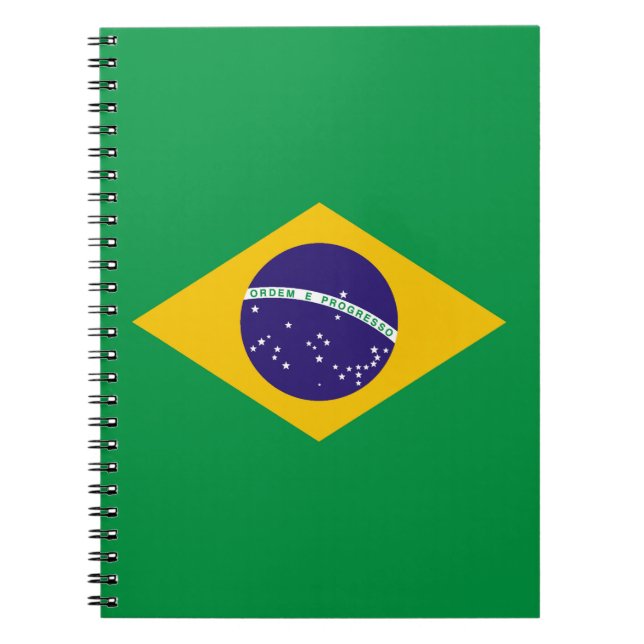 Carnet Flag of Brazil Bandeira do Brasil (Devant)