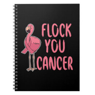Carnet Flamant rose de cancer Sensibilisation au cancer d