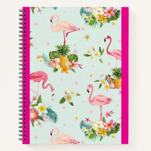 Carnet Flamant rose mignon