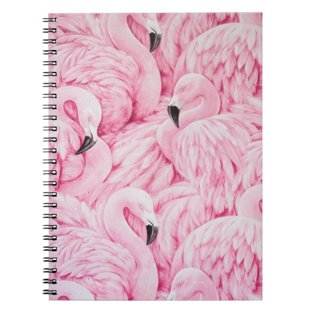 CARNET FLAMANT ROSE PARTOUT (Devant)